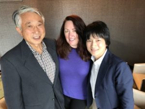 Midori Yamamoto with Kathleen Flinn and Mr. Ishii